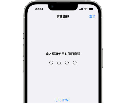 柘城iPhone屏幕维修分享iPhone屏幕使用时间密码忘记了怎么办 