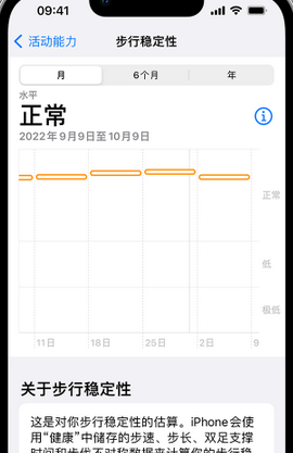 柘城iPhone手机维修如何在iPhone开启'步行稳定性通知'