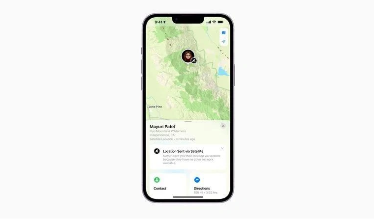 柘城苹果14维修分享iPhone14系列中 FindMy功能通过卫星分享位置方法教程 