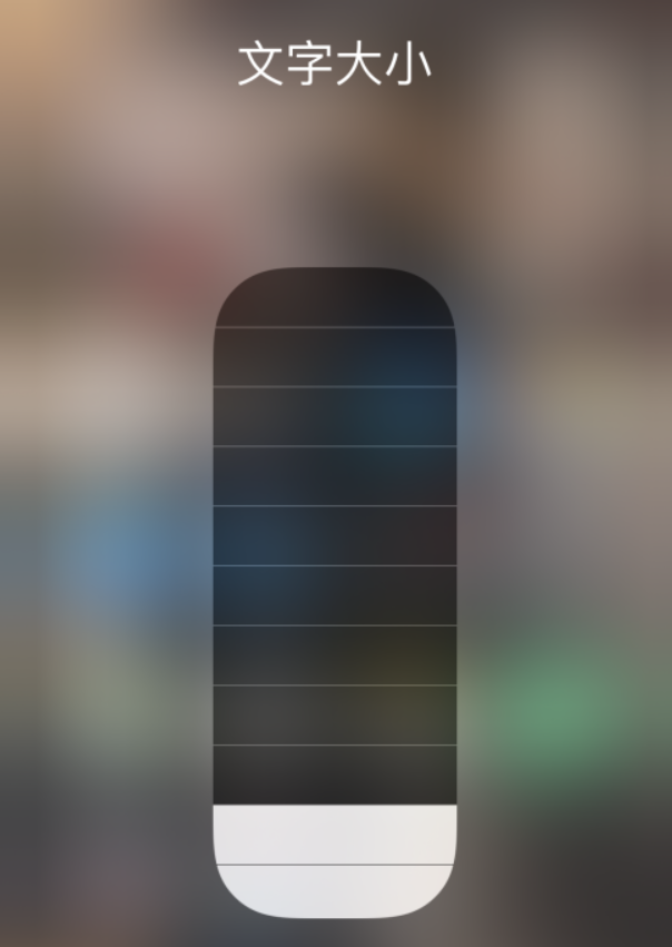 柘城苹果手机维修分享小技巧：在 iPhone 控制中心快速调节字体大小 